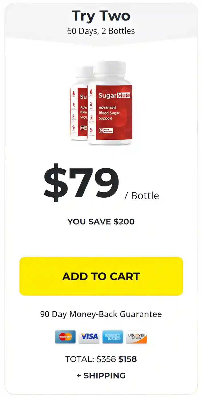 SugarMute 2 bottle pricing